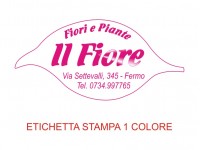 Etichette adesive per fioristi, fiorai e vivaisti  (mm 57x27)  (cod.90G)
